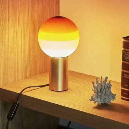Lampe de bureau LED nordique en verre pour hôtel et restaurant — LZ4X9T2
