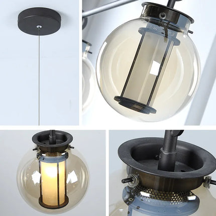 Suspension minimaliste en verre pour bar et restaurant — LZ4X9T