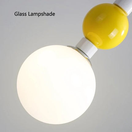 Suspension boule en verre pour plafond haut Memphis — LZ4X9Q2J