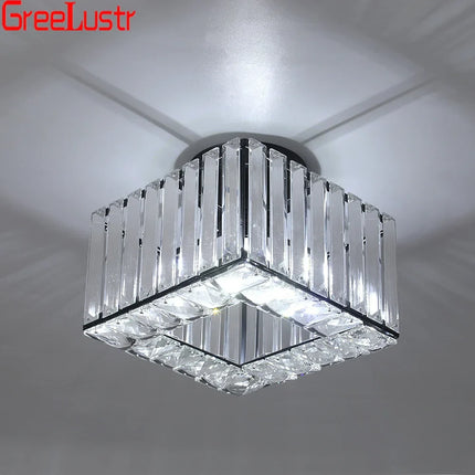 Plafonnier LED moderne avec cristaux élégants — LZ4P9XJ