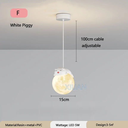 Suspension en résine décor animaux pour enfants — LZ4X9P