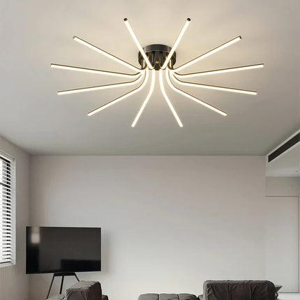 Plafonnier LED en cuivre au style moderne — LZ4X9T1