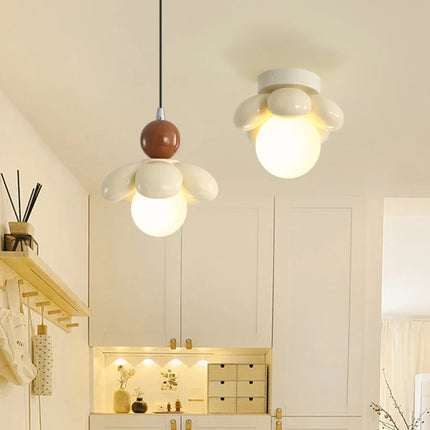 Lustre suspension moderne en forme de fleur pour restaurant — LZ4T9QX