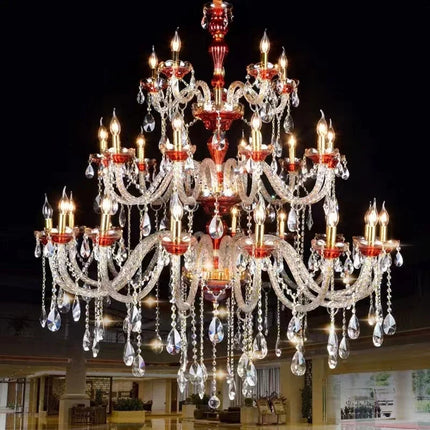 Lustre en cristal design pour décoration de restaurant et café — LZ4X9M