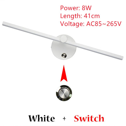 Applique murale LED minimaliste rotative et ajustable — LZ4X9T2
