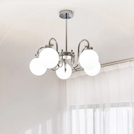 Lustre suspension LED en arc pour décoration intérieure élégante — LZ4X9P2