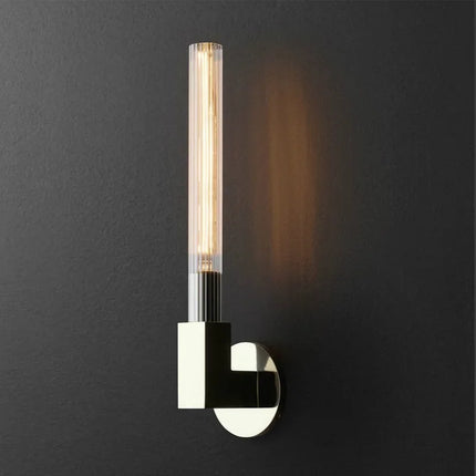 Applique murale rétro en verre transparent au design moderne — LZ4X9T1