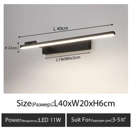 Applique murale LED moderne AC90-260V