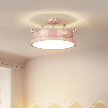 Lustre en cristal romantique pour chambre d'enfant princesse — LZ4P9X