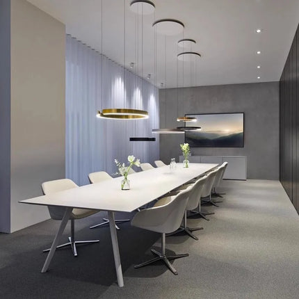 Lustre anneau design allemand à couleurs changeantes — LZ4P9XJ