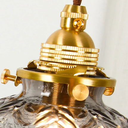 Lustre en verre au design nordique pour intérieur moderne — LZ4X9T