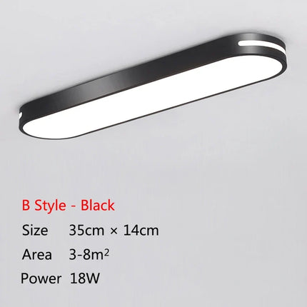 Plafonnier LED moderne pour balcons, couloirs, chambres et cuisine — LZ4X9P2