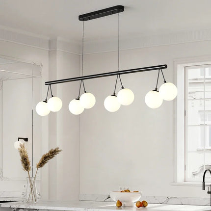 Suspension LED en forme de haricot avec détail cerise — LZ4M9Q2