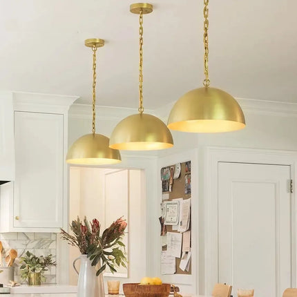 Suspension demi-boule en laiton style américain — LZ4X9Q