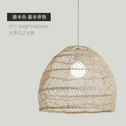 Suspension en rotin naturel pour décoration intérieure élégante — LZ4X9J