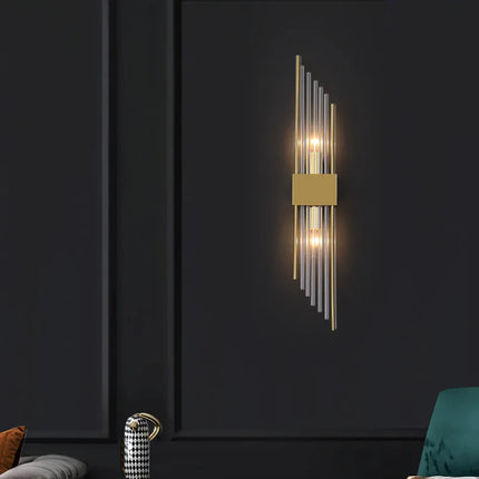 Applique murale LED en cristal au design nordique élégant — LZ4X9P2