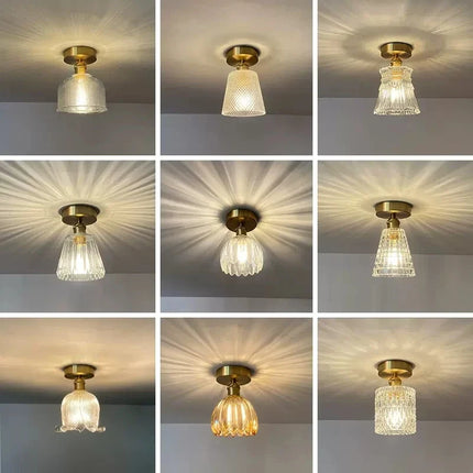 Plafonnier moderne en verre lumineux pour intérieur et extérieur — LZ4QX9