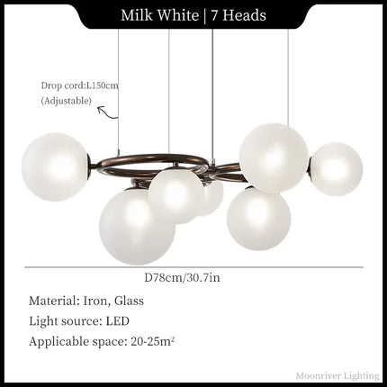 Lustre créatif moderne pour décoration intérieure unique — LZ4N7Q2