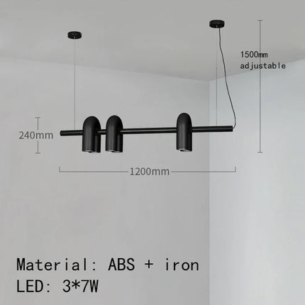 Lustre suspension art déco en métal avec cordon réglable — LZ4X9P2