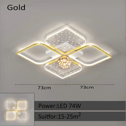 Plafonnier LED luxueux pour éclairage intérieur moderne — LZ4Q9X2