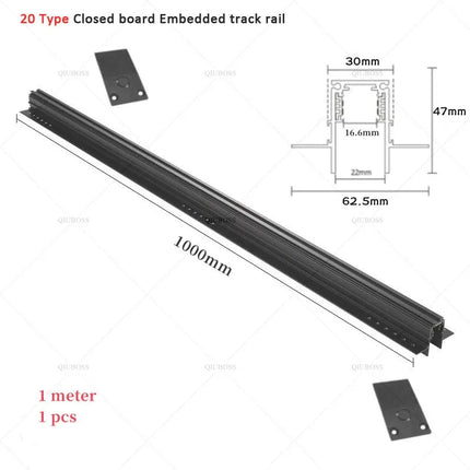 Spot magnétique moderne intégré pour rails d’éclairage — LZ4P9XQ