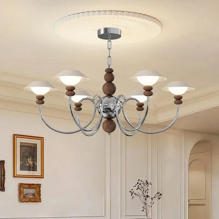 Lustre rétro haut de gamme en coque d'œuf style médiéval américain — LZ4X9J