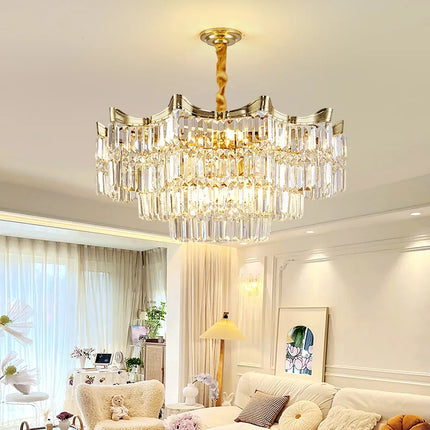 Lustre en cristal pour éclairage luxueux et moderne — LZ4P9XQ