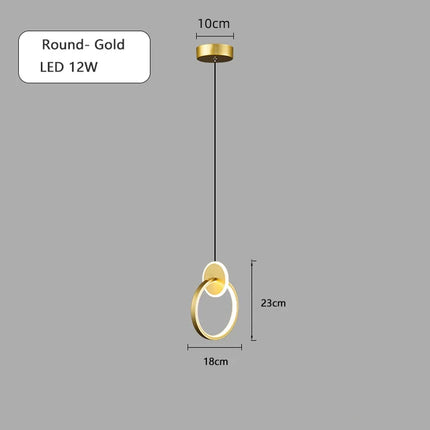 Lustre suspension minimaliste rond à câble long 2022 — LZ4X9Q