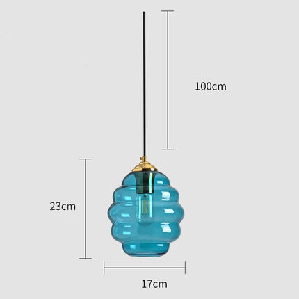 Suspension moderne en verre teinté pour intérieur — LZ4X9P