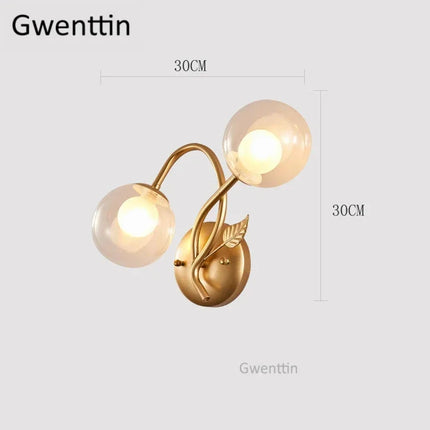 Applique murale en verre boule pour décoration intérieure moderne — LZ4X9T2