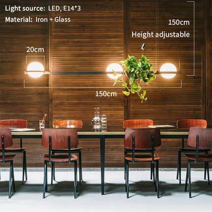 Suspension nordique avec plante artificielle en pot suspendu — LZ4X9T