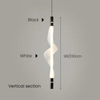 Noir blanc V / L98cm / Lumière chaude
