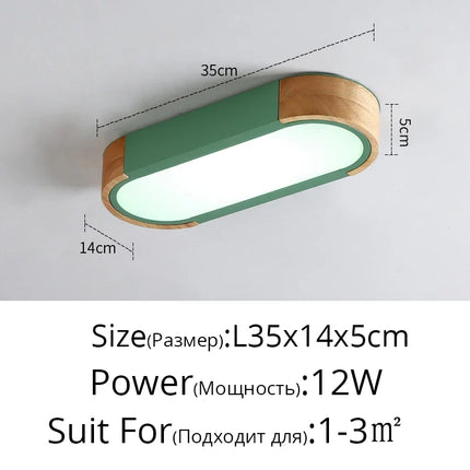Plafonnier LED rectangulaire à bande longue et design simple — LZ4X9P2