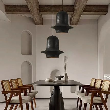 Suspension en résine style loft nordique wabi sabi — LZ4X9M