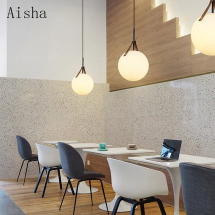 Suspension en verre au design nordique pour intérieur moderne — LZ4X9J