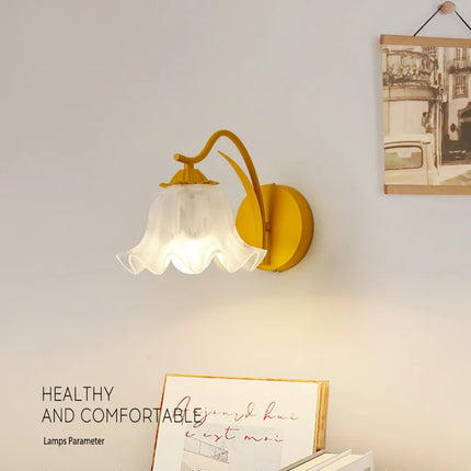 Applique murale LED décorative en forme de fleur pour intérieur — LZ7X9D