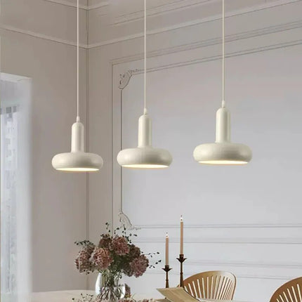 Suspension rétro blanc style Bauhaus nordique — LZ4M9Q2
