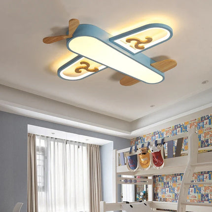 Suspension LED en bois et métal pour chambre d’enfant — LZ4QJ7M