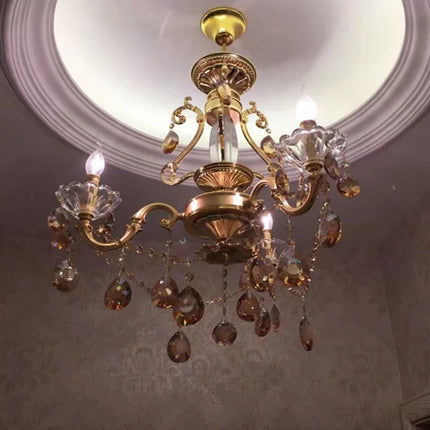 Lustre suspendu en cristal avec éclairage LED moderne — LZ4X9T