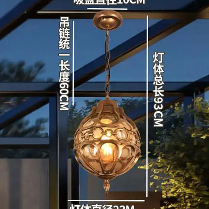 Suspension en verre pour décoration intérieure et extérieure — LZ4X9T2