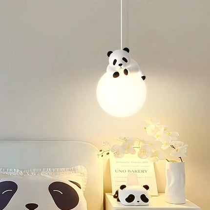 Suspension enfant en résine motif panda pour chambre bébé crèche — LZ4X9Q