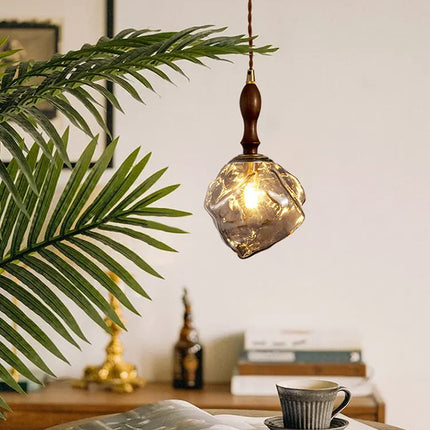 suspension en verre style nordique rétro pour intérieur