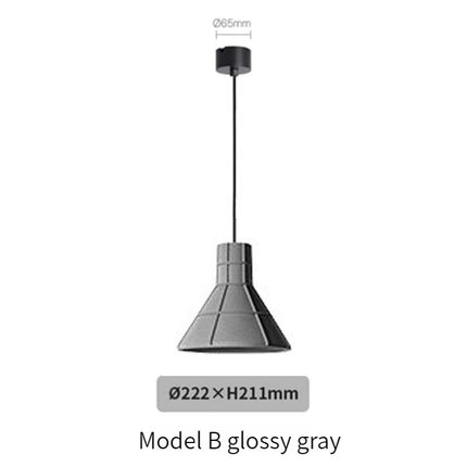 Suspension loft style rétro en béton pour bar et maison — LZ4G7Q2