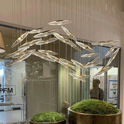 Lustre en cristal de luxe pour hôtel et villa moderne — LZ4X9P2