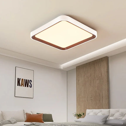Plafonnier moderne en noyer pour chambre principale — LZ4X9T2