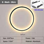 B Noir USB 30 cm / Lumière chaude Pas de télécommande