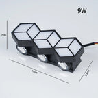 Blanc chaud / LED 9W