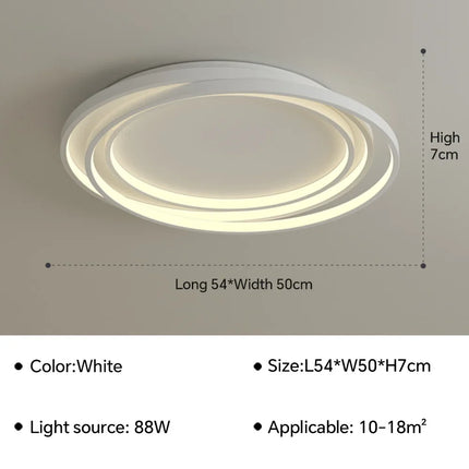 Lustre LED ultra mince pour décoration intérieure moderne — LZ4X9T