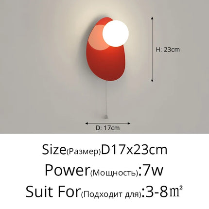 Applique murale en U anti-lumière bleue pour chevet minimaliste — LZ4X9M