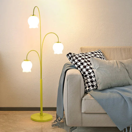 Lampe de chevet américaine à motifs floraux pour cadeau anniversaire — LZ4X9P